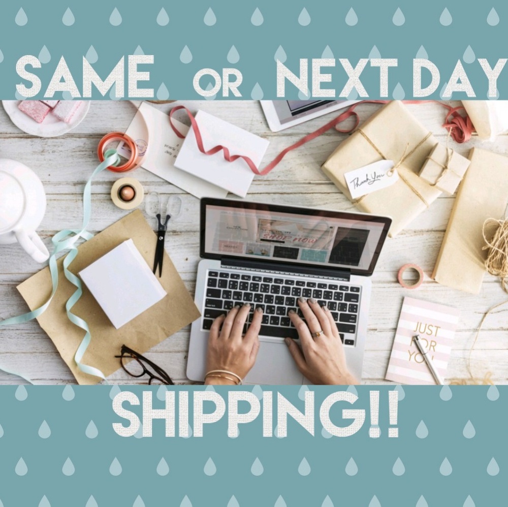 I mail orders within 24 hours!😁